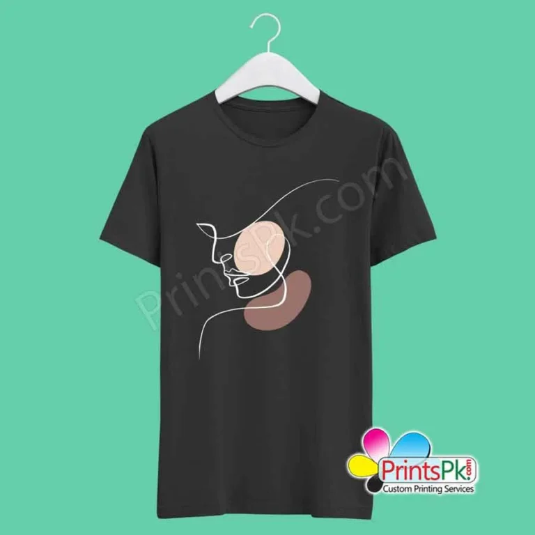 custom design black t-shirt