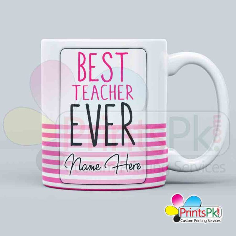 Best Teacher Ever Mug With Her Name Order With Teacher Name 