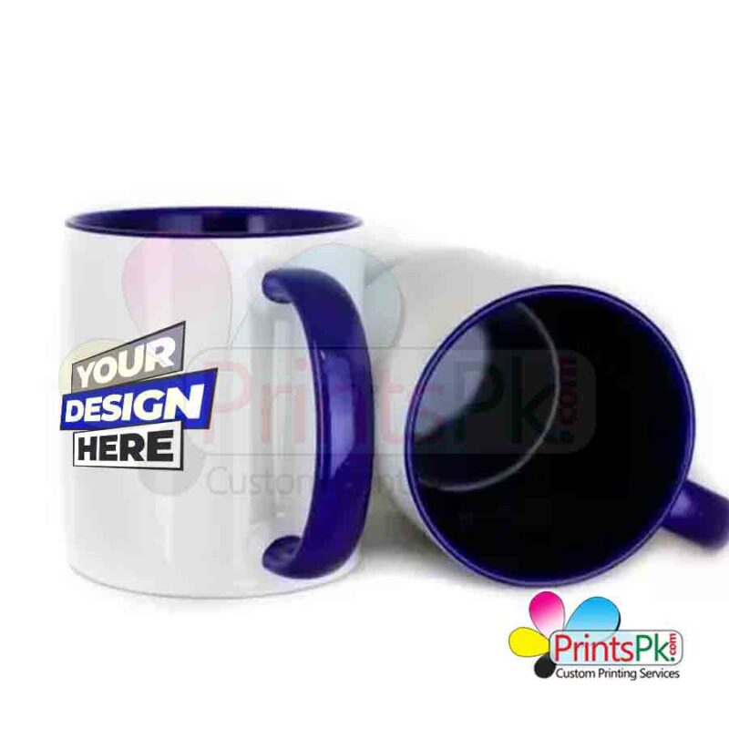 Customized Inner Blue Mug,