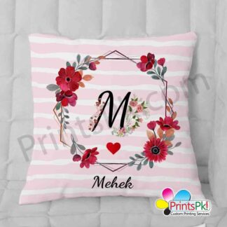 your name cushion, my name cushion, customize name cushion, cushion for name girl