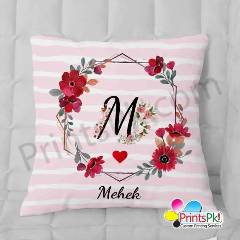 your name cushion, my name cushion, customize name cushion, cushion for name girl