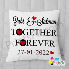 together forever cushion, best wedding gift, nikkah gift, engagement gift, anniversary gift