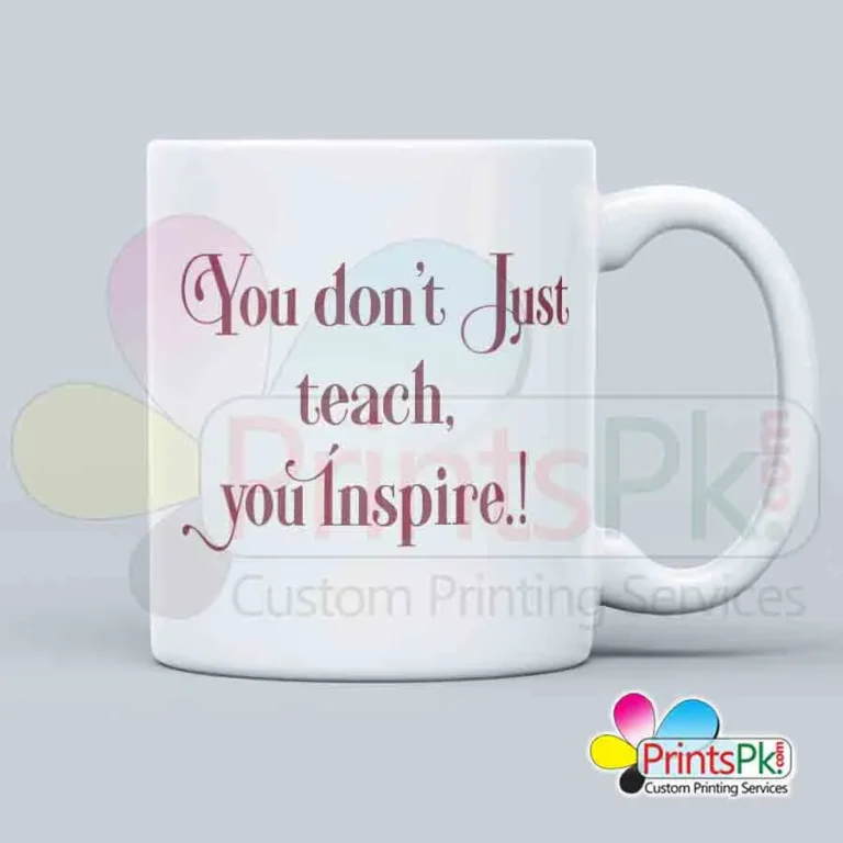 you donnot teach you inspire qoute mug, gift for teachers