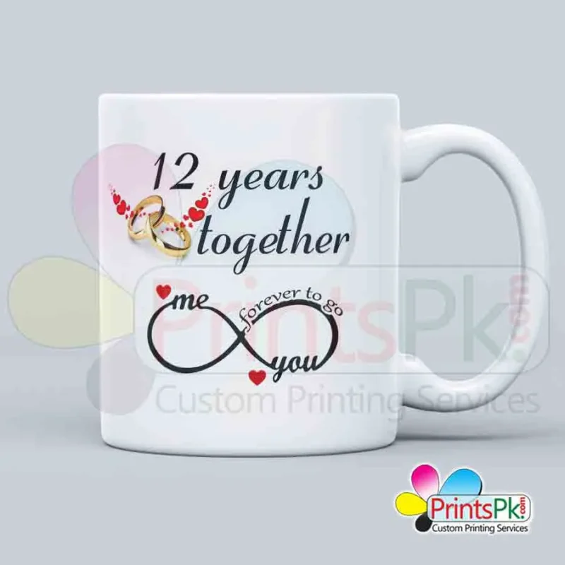 Years together mug for your love, best anniversary gift, best gift for your husband and wife, best valentines day