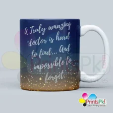 A truly amazing doctor is hard to find and impossible to forget qoute mug for doctors, unique gift for doctors, qoute for doctors