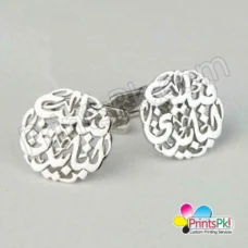 Arabic Name Cufflinks, Customized Name Cufflinks