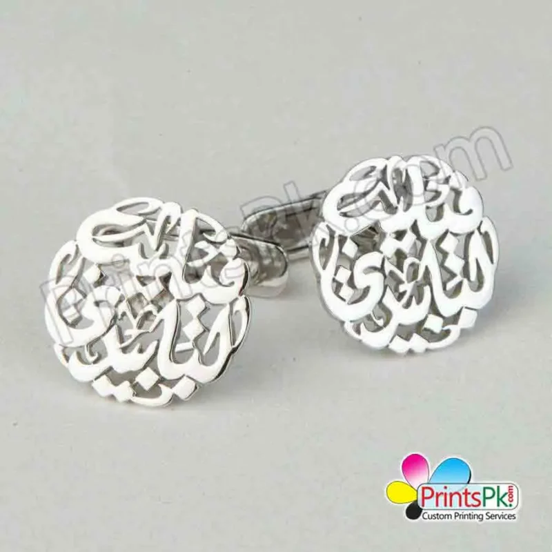 Arabic Name Cufflinks, Customized Name Cufflinks