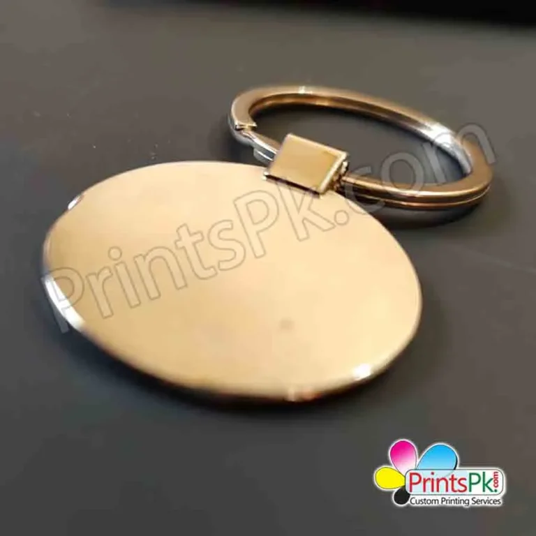 Custom Photo and Name Metal Keychain