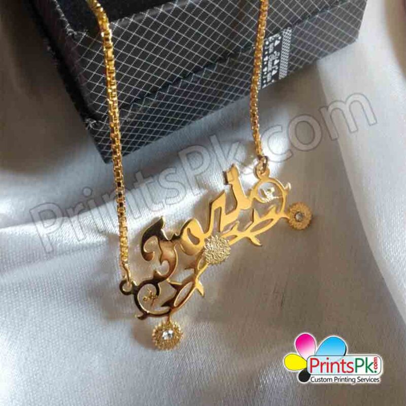 Unique style locket, Customized Name Necklace