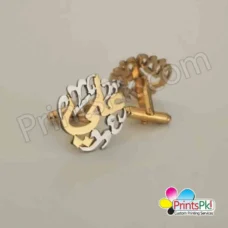 Stylish Arabic Name Cufflinks, Ali Name Cufflinks