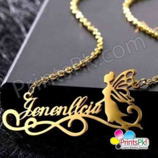 Stylish Necklace with fairy, Best personalized gift