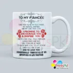 Mug for fiance, Best gift for fiance, best personalized gift