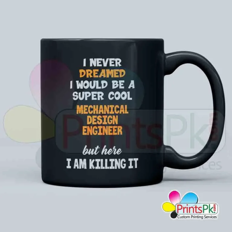 Personalized qoute mug for mechanical engineer