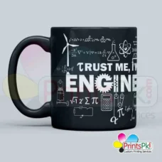 Trust me i am an engineer mug, Customized Engineer qoute mug