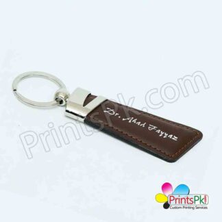 Customized leather keychain, Name leather keyring