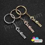 Name Metal keychain, your name on keyring