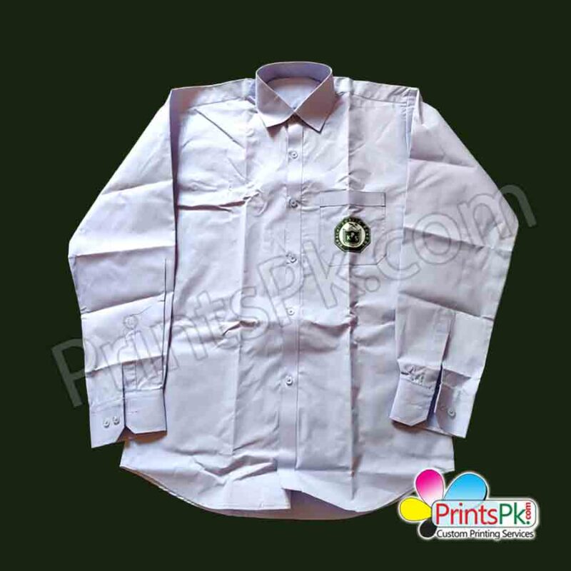 Karachi Public School Shirt Full Sleeves, KPS uniform shirt