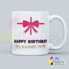 special gift for wife's birthday, Customized Birthday mug for wife