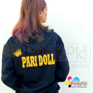 name upper, customized upper, golden name hoodie with crown