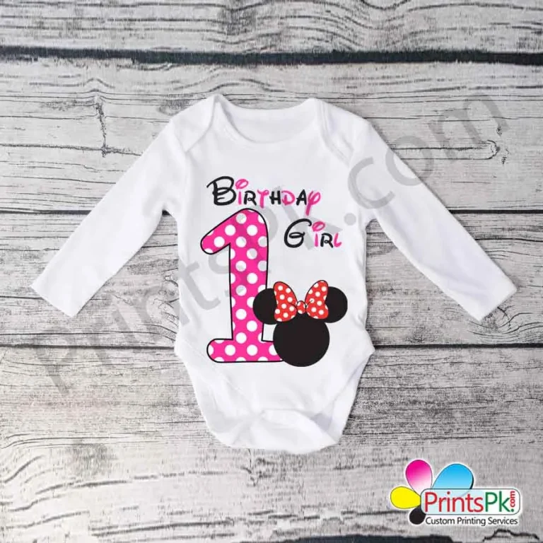 Customized romper for baby girl