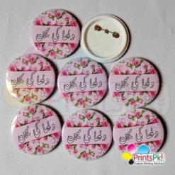 Personalized Dulha ki behn badge, Custom Shaadi Badges