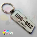 islamabad number plate keyring