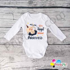 little angel arrived baby romper