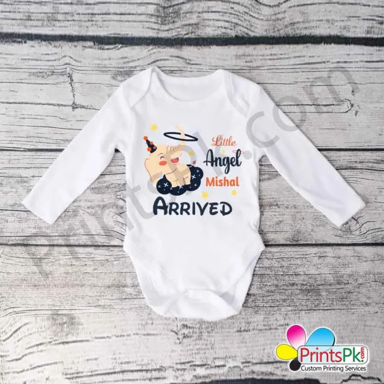 little angel arrived baby romper