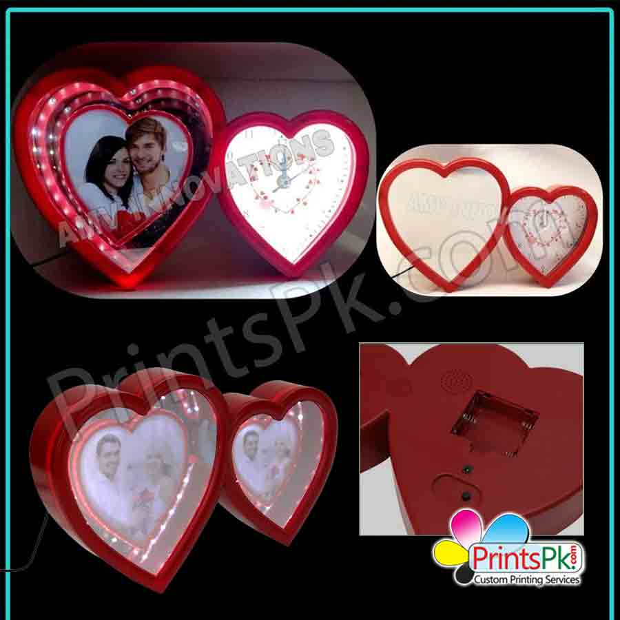 Heart LED Magic Mirror / Heart Photo Frame With Mirror / Valentine Gift /  Couple Gifts at Rs 899/unit, Valentine Day Craft in New Delhi
