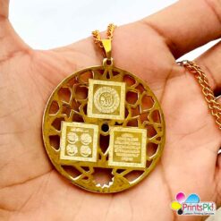 Ayat ul kursi, 4 Qul and Allah Name Necklace, 3 in 1 Necklace Online in Pakistan