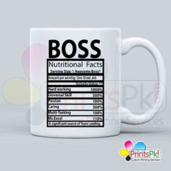 Boss nutritions mug for boss