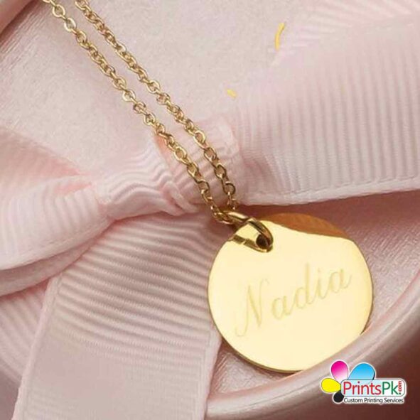 Customized Name Coin Necklace, Personalized Coin Locket