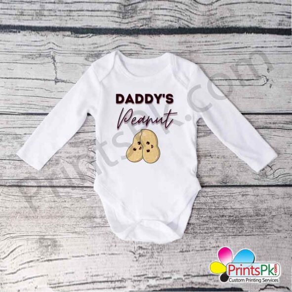 Daddy's Peanut Romper for Baby, Are you looking for something special for your baby to wear, Buy Personalized Rompers online.
