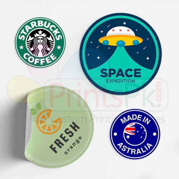 your logo stickers