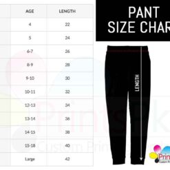 School Pant Size Chart,